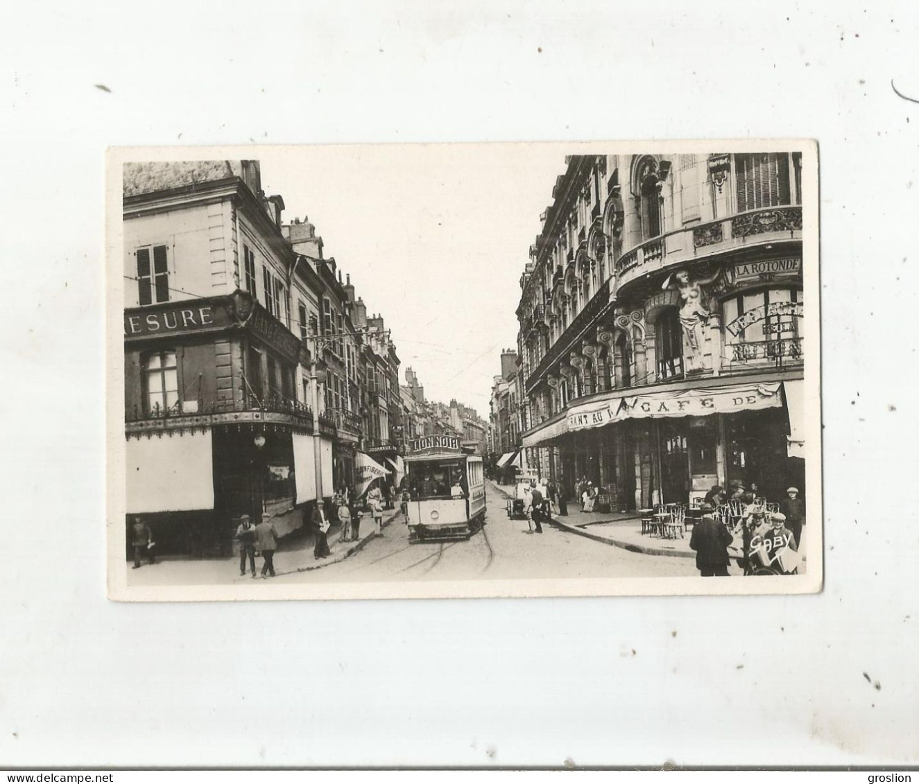 ORLEANS 72 CARTE PHOTO LA RUE BANNIER (TRAMWAY) - Orleans