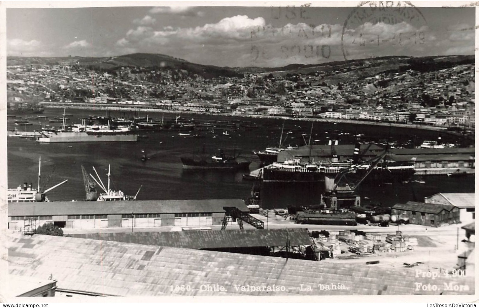 CHILI - Valparaiso - La Bahia - Carte Postale Ancienne - Chile