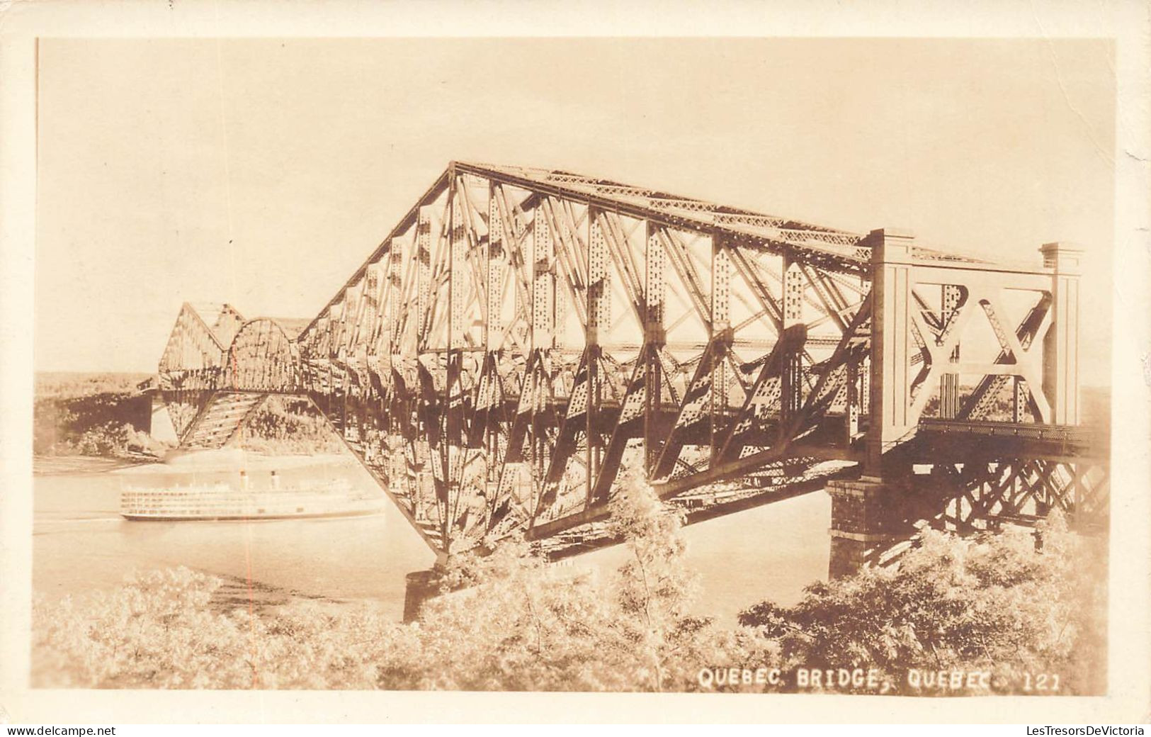 CANADA - Quebec - Quebec Bridge - Carte Postale Ancienne - Sonstige & Ohne Zuordnung