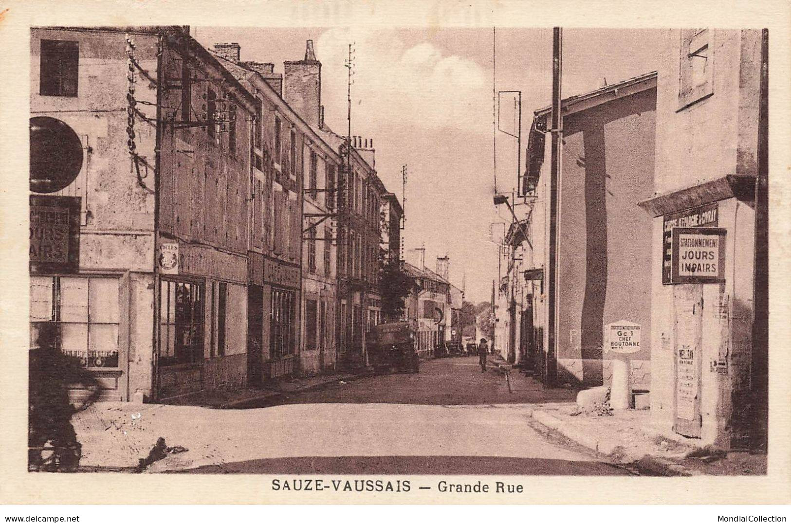 MIKI-AP6-008- 79 SAUZE VAUSSAIS GRANDE RUE - Sauze Vaussais