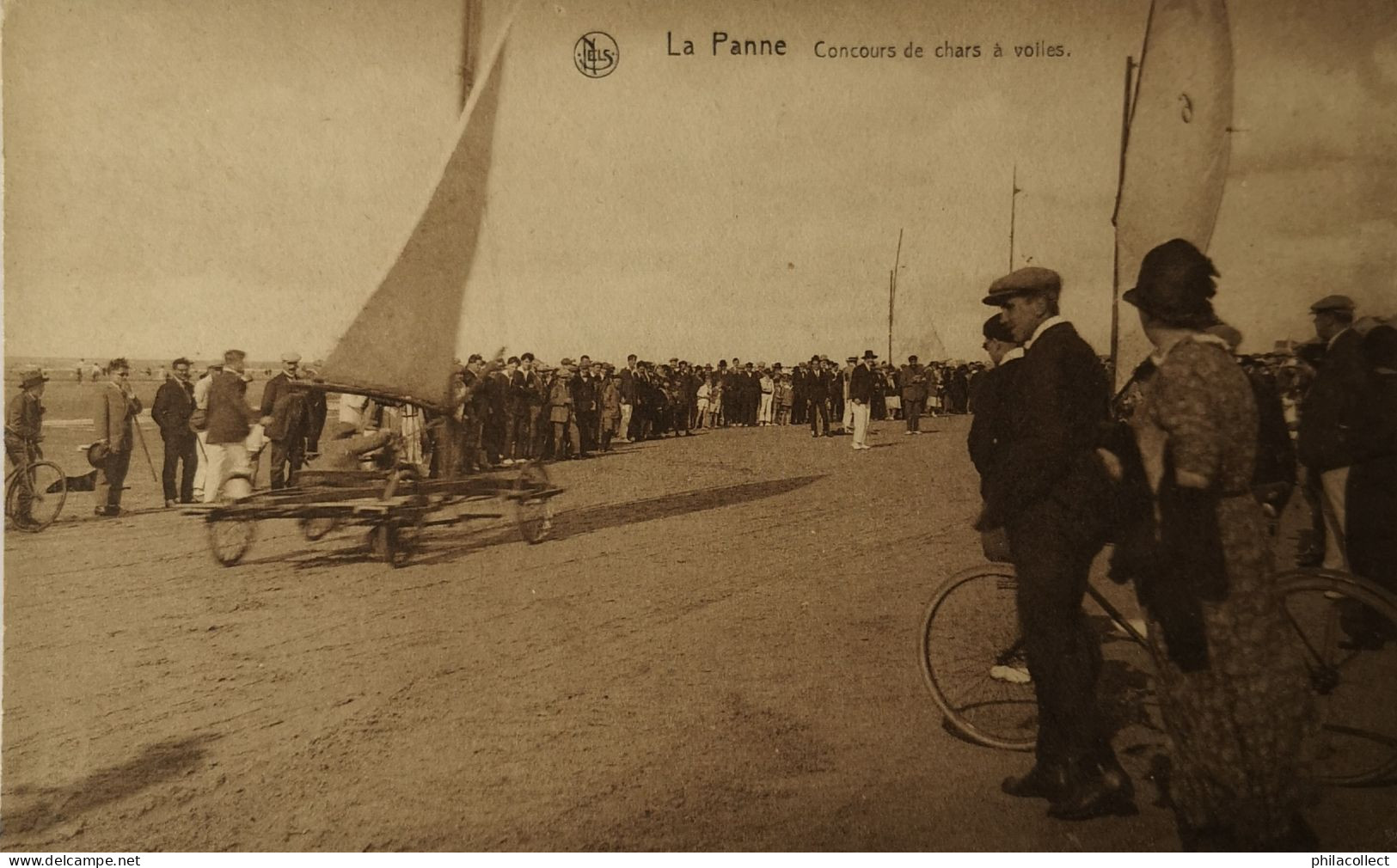 De - La Panne // Concours De Chars A Voiles 19?? - De Panne