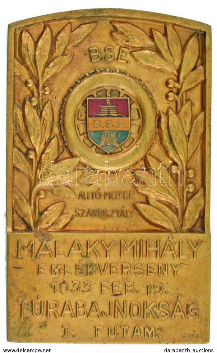 Sződy Szilárd (1878-1939) 1933. "BSE (Budapest Sport Egyesület) AUTÓ MOTOR SZAKOSZTÁLY - MALAKY MIHÁLY EMLÉKVERSENY 1933 - Unclassified