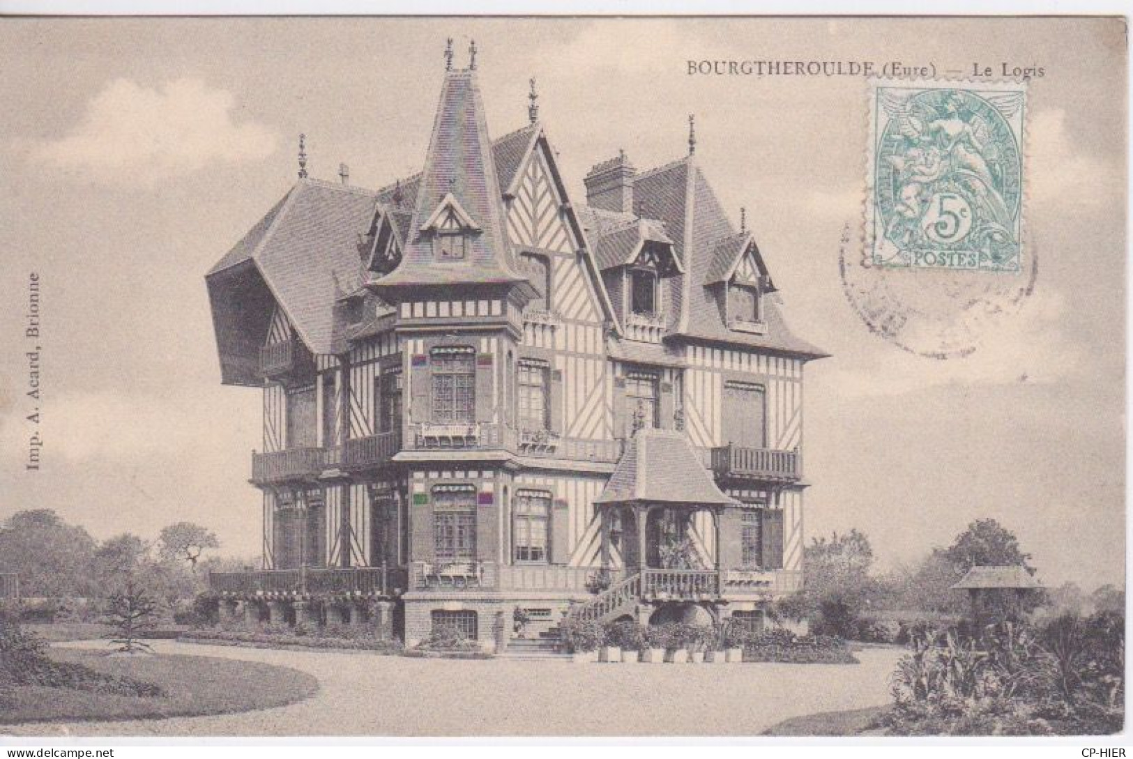 27 - EURE - BOURGTHEROULDE - LE LOGIS VILLA - Bourgtheroulde