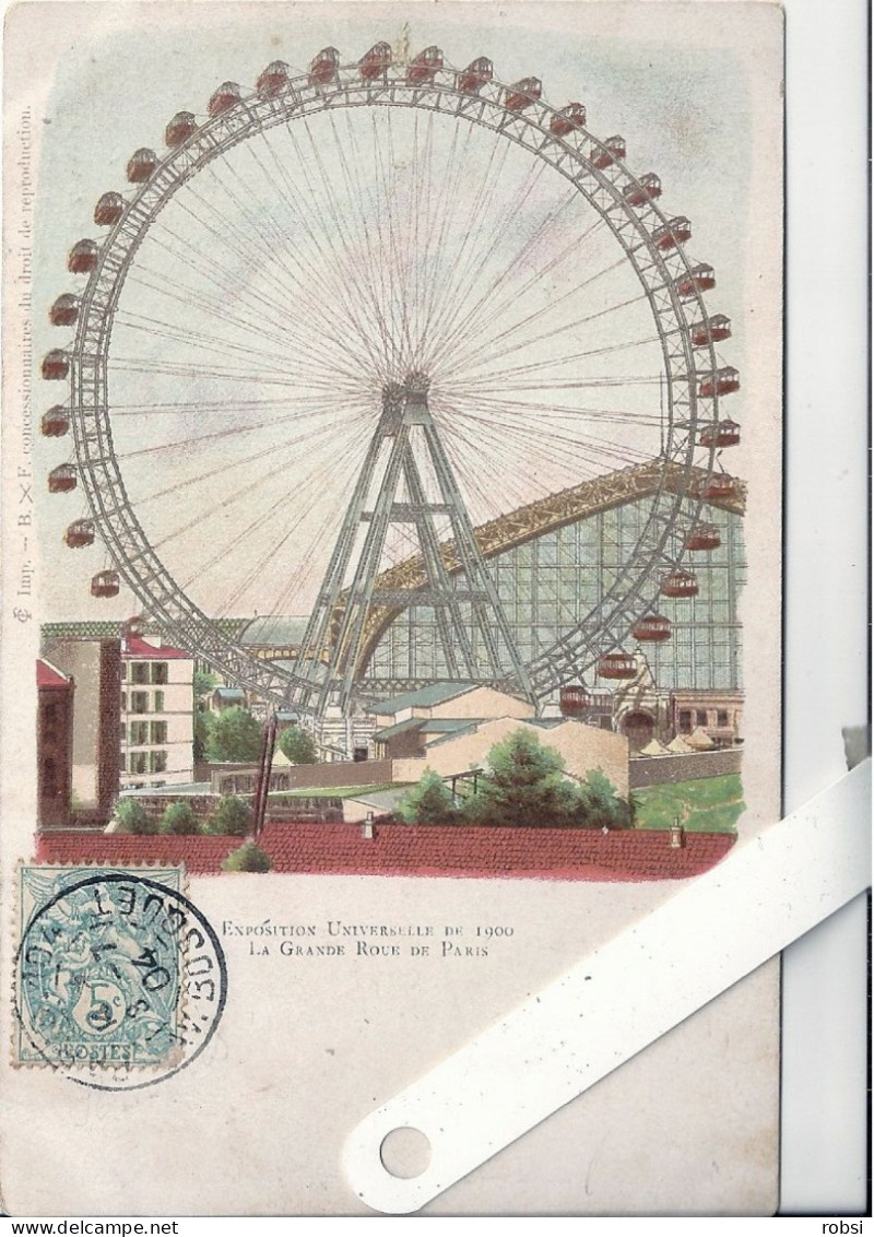 75 Paris XV,  Illustrateur, La Grande Roue  Expo 1900, D15.52 - Paris (15)