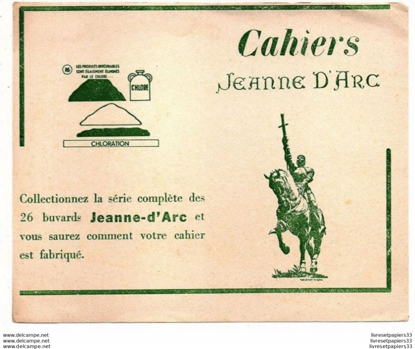 BUVARD Cahiers JEANNE D'ARC Papeterie - Papierwaren