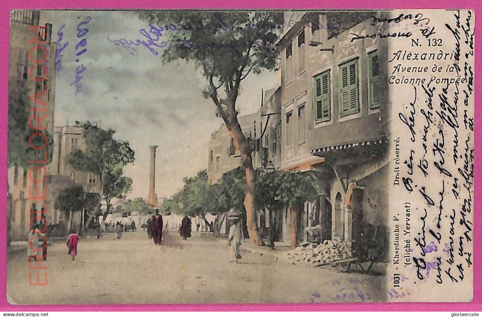 Ag2828 - EGYPT - VINTAGE POSTCARD - Alexandrie - 1905 - Alexandrië