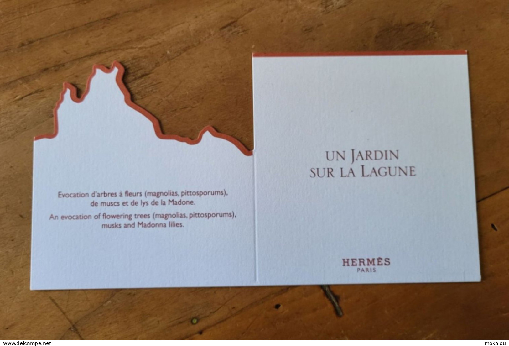 Carte Hermes Un Jardin Sur La Lagune - Modernes (à Partir De 1961)