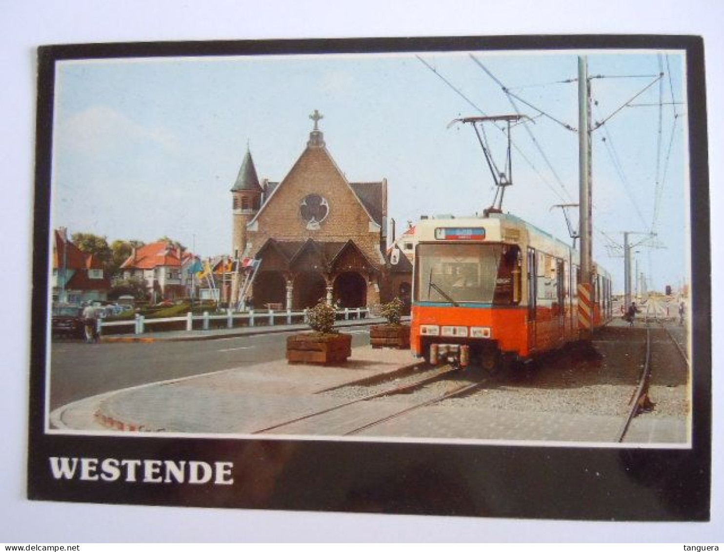 Westende St. Theresia Kapel Tram Chapelle De St Thérèse Gelopen 1989  (703) - Westende