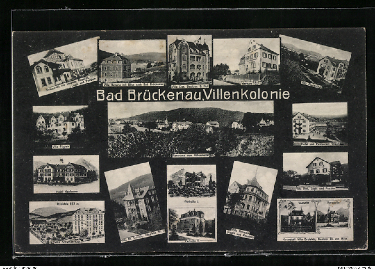 AK Bad Brückenau, Villenkolonie, Hotel Kaufmann  - Other & Unclassified