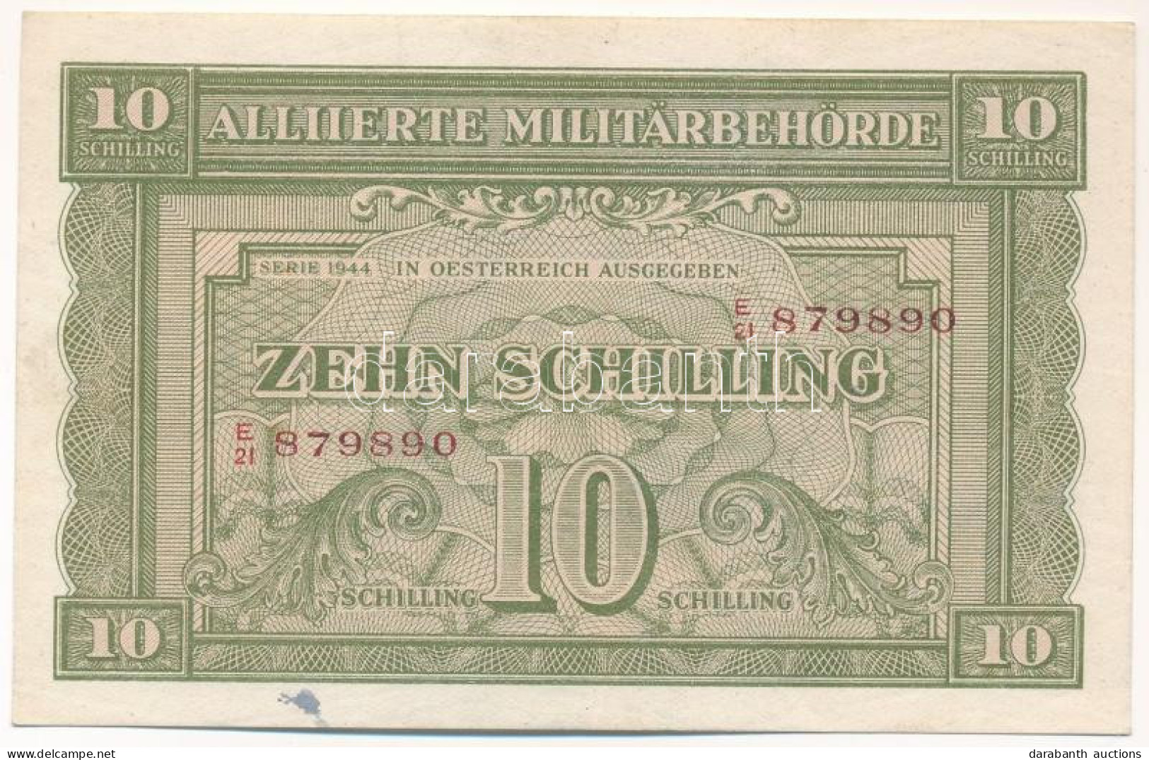 Ausztria / Szövetséges Megszállás 1944. 10Sch T:VF Folt Austria / Allied Occupation 1944. 10 Schilling C:VF Spot Krause  - Sin Clasificación
