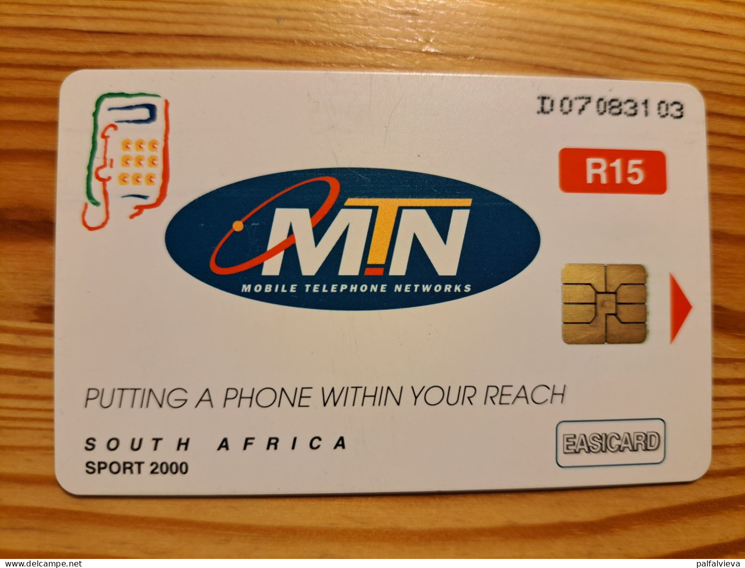 Phonecard South Africa, MTN - Sport, Football, Baseball, Tennis - Zuid-Afrika