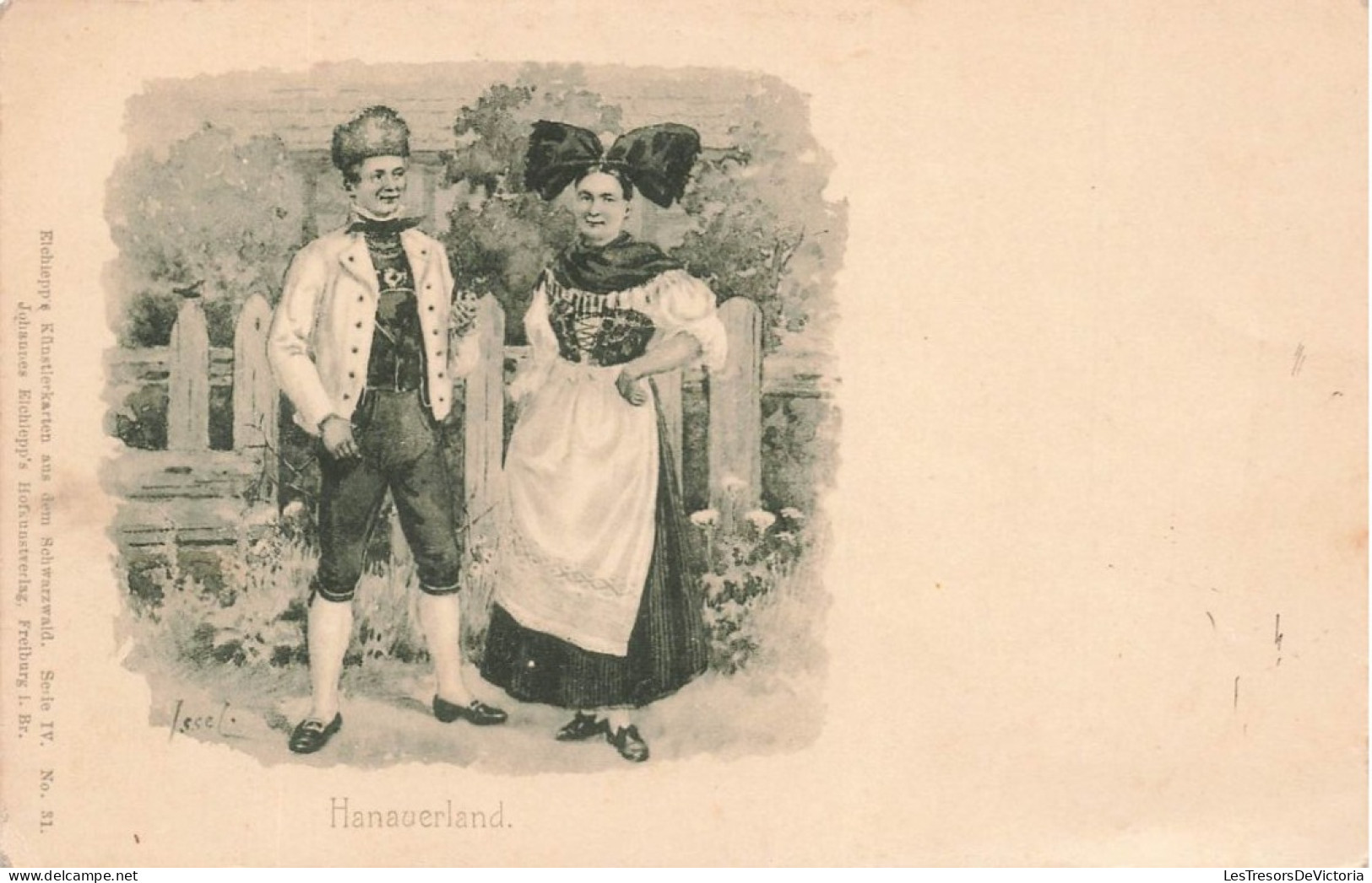 ILLUSTRATEUR - Hanaverland - Issel - Carte Postale Ancienne - Femmes Célèbres