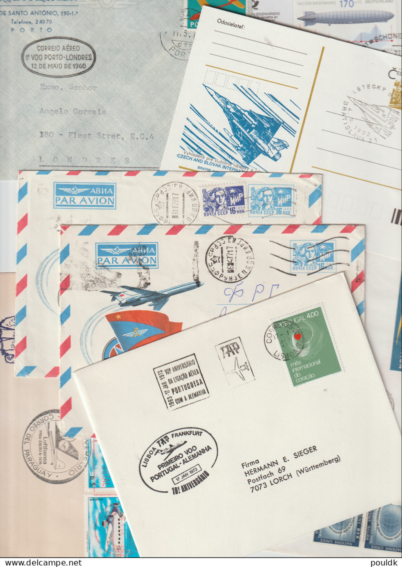 50 Covers With Airlines Theme, Anything Can Be Here. Postal Weight Approx 270 Gramms. Please Read Sales Con - Aerei