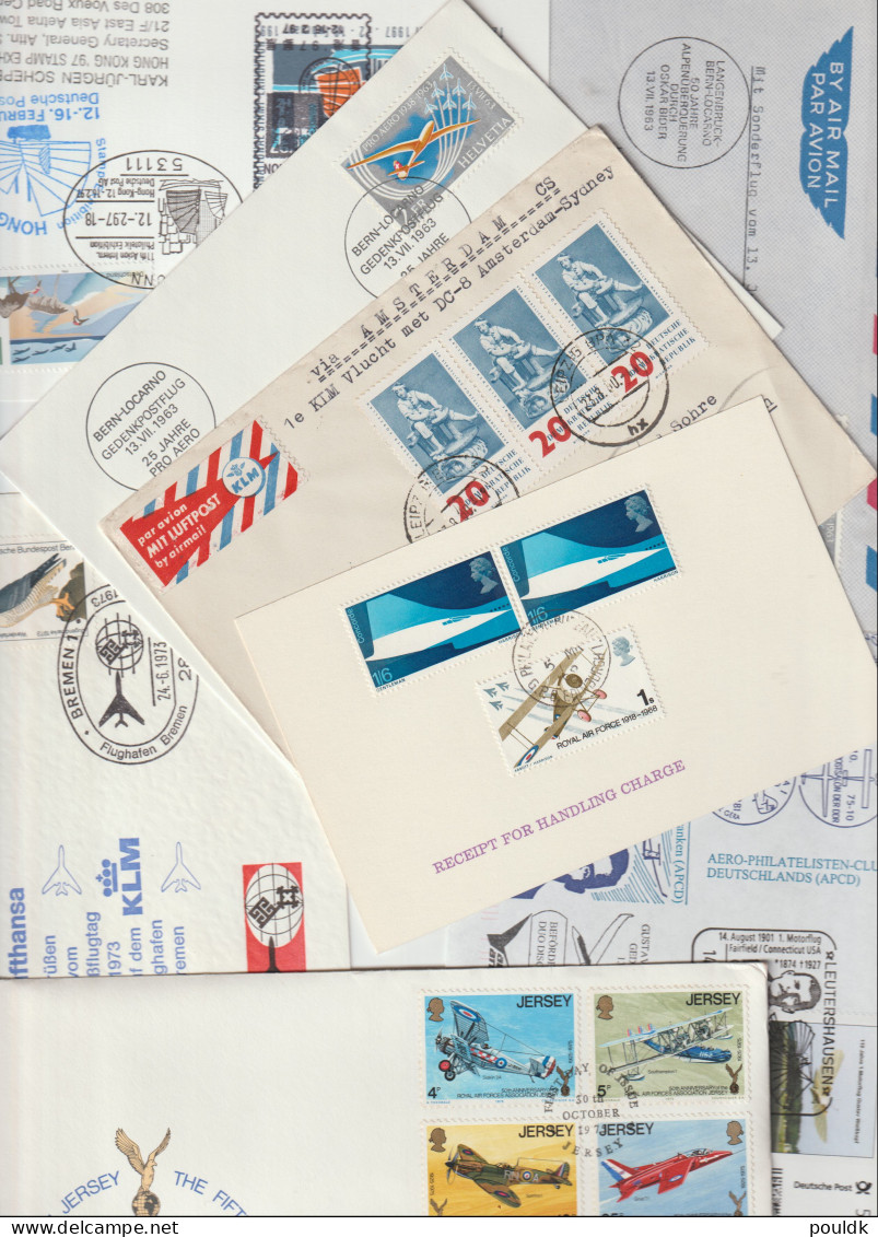 50 Covers With Airlines Theme, Anything Can Be Here. Postal Weight Approx 270 Gramms. Please Read Sales Con - Aerei