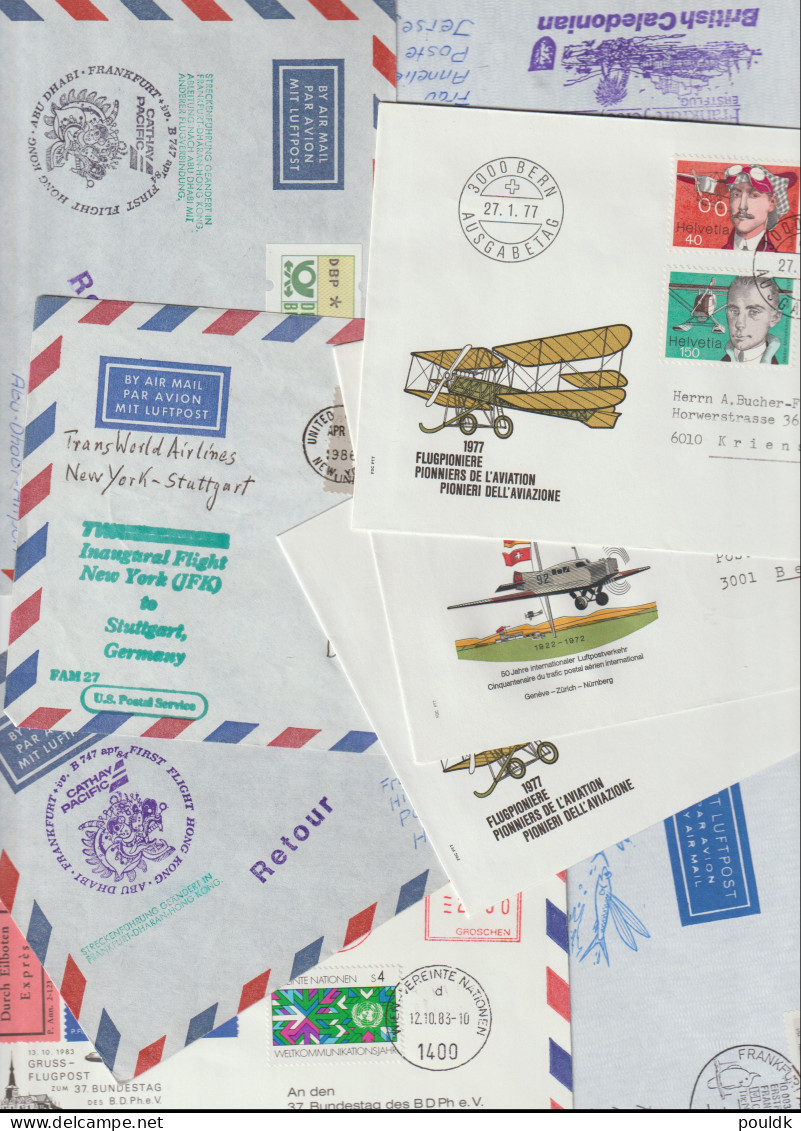 50 Covers With Airlines Theme, Anything Can Be Here. Postal Weight Approx 270 Gramms. Please Read Sales Con - Aerei