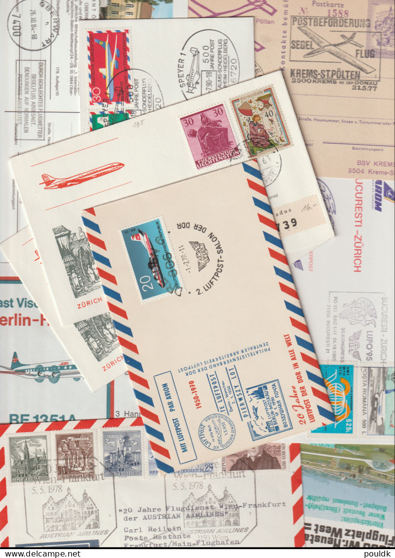 50 Covers With Airlines Theme, Anything Can Be Here. Postal Weight Approx 270 Gramms. Please Read Sales Con - Aerei