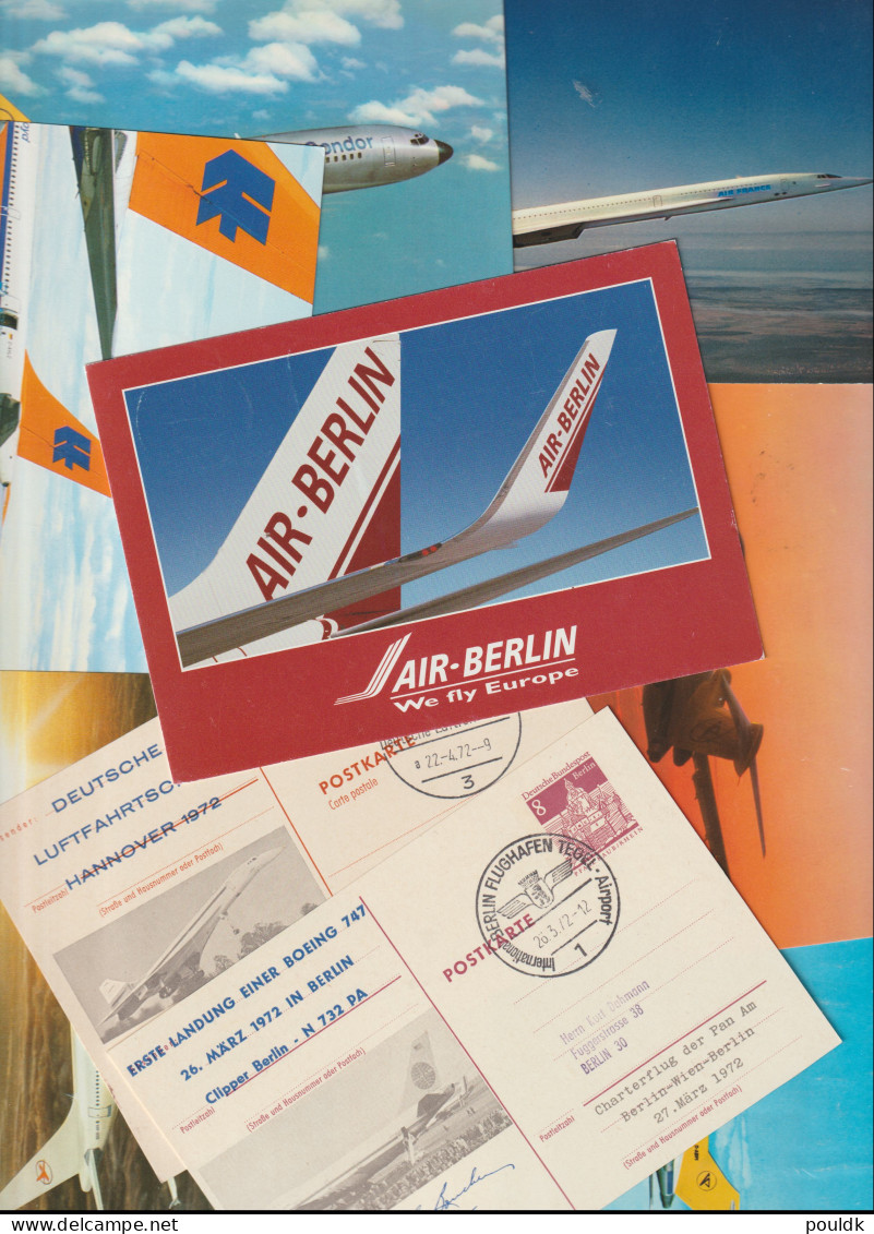 50 Covers With Airlines Theme, Anything Can Be Here. Postal Weight Approx 270 Gramms. Please Read Sales Con - Vliegtuigen