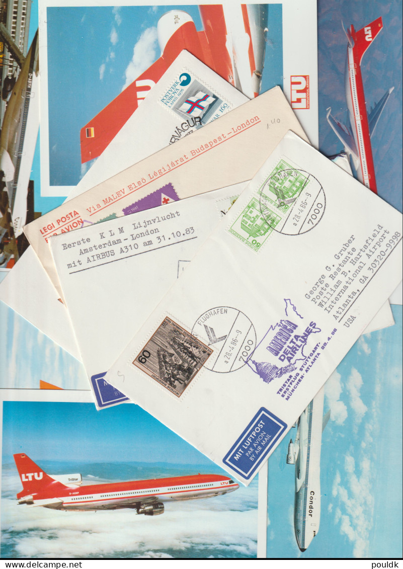 50 Covers With Airlines Theme, Anything Can Be Here. Postal Weight Approx 270 Gramms. Please Read Sales Con - Aerei