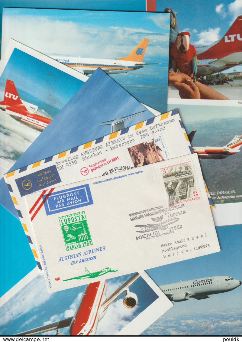 50 Covers With Airlines Theme, Anything Can Be Here. Postal Weight Approx 270 Gramms. Please Read Sales Con - Aerei