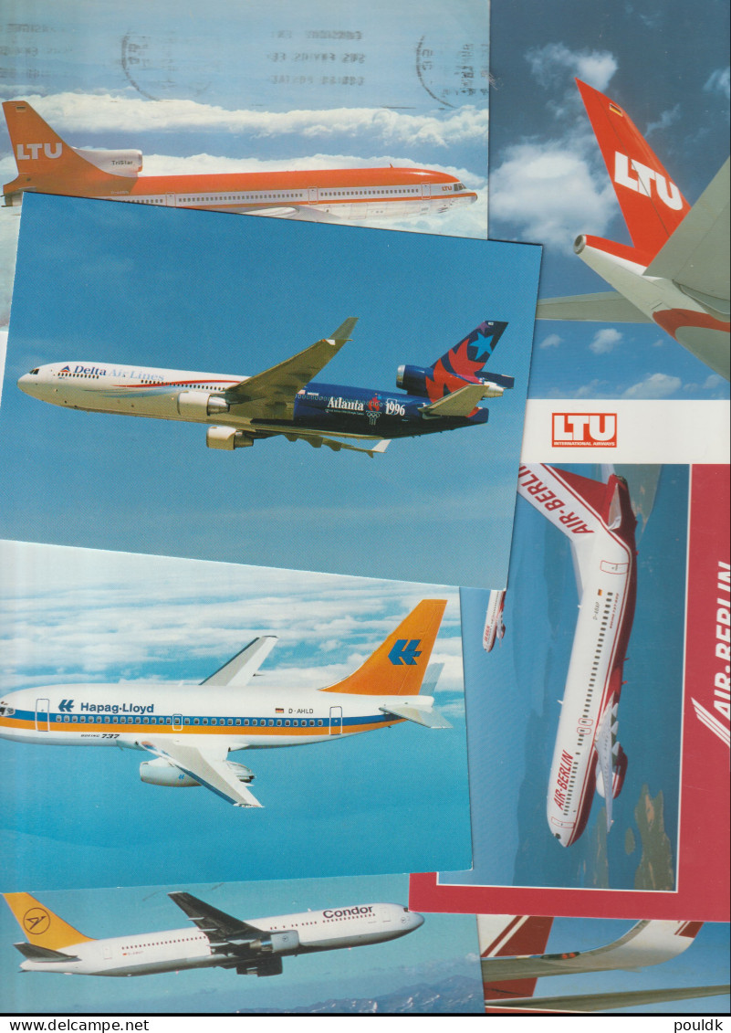 50 Covers With Airlines Theme, Anything Can Be Here. Postal Weight Approx 270 Gramms. Please Read Sales Con - Vliegtuigen