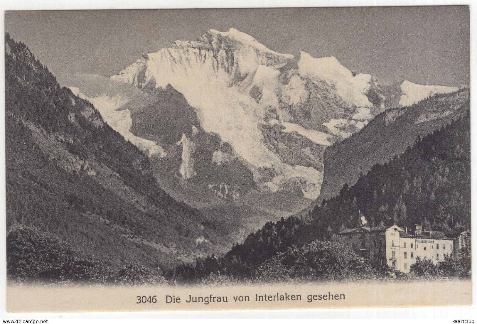 3046  Die Jungfrau Von Interlaken Gesehen - (Schweiz/Suisse/Switzerland) - Interlaken