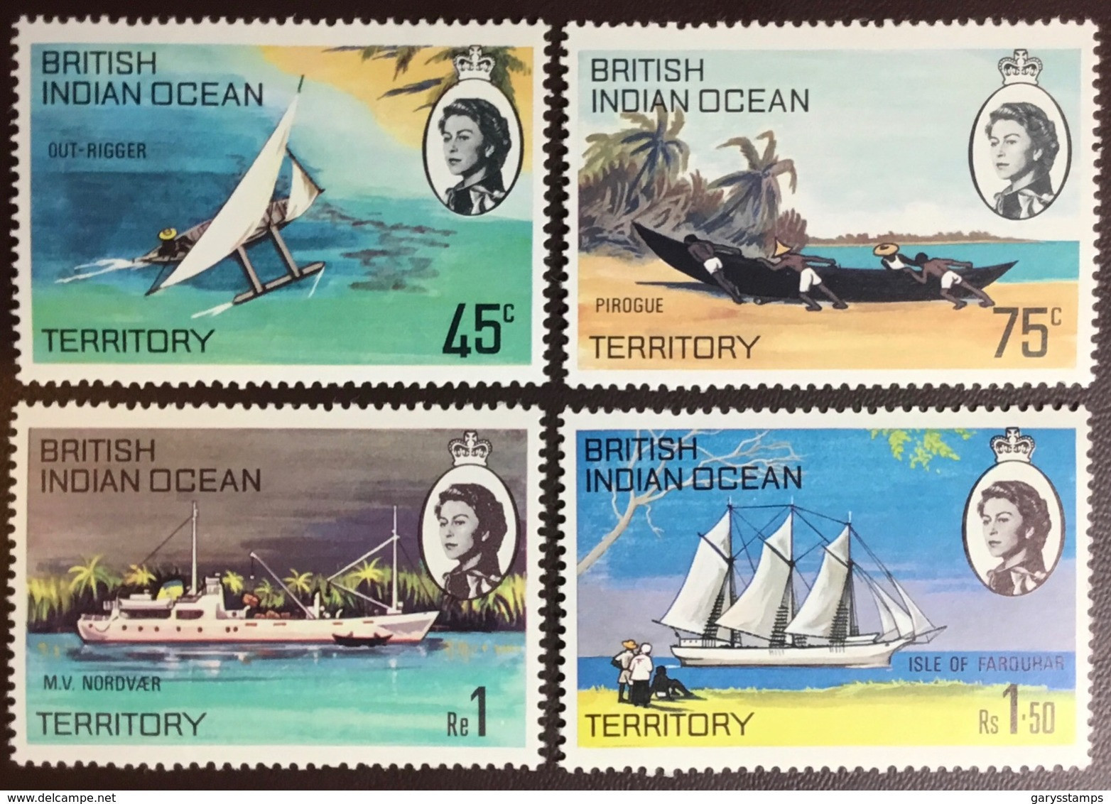 British Indian Ocean Territory BIOT 1969 Ships Of The Islands MNH - Brits Indische Oceaanterritorium