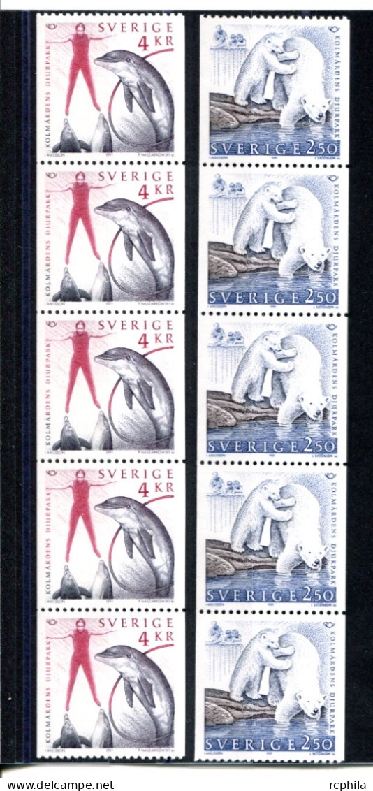 RC 27491 SUEDE N° 1649 / 1650 NORDEN 91 ROULETTE EMISE EN 1991 NEUFS ** MNH TB - Neufs