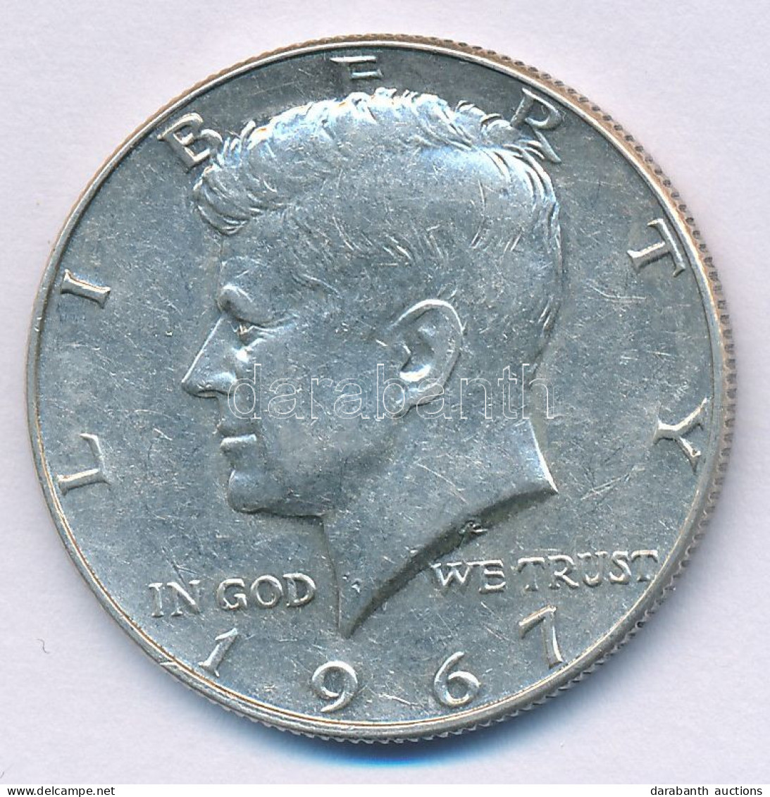 Amerikai Egyesült Államok 1967. 1/2$ Ag "Kennedy" T:AU USA 1967. 1/2 Dollar Ag "Kennedy" C:AU Krause KM#202a - Unclassified