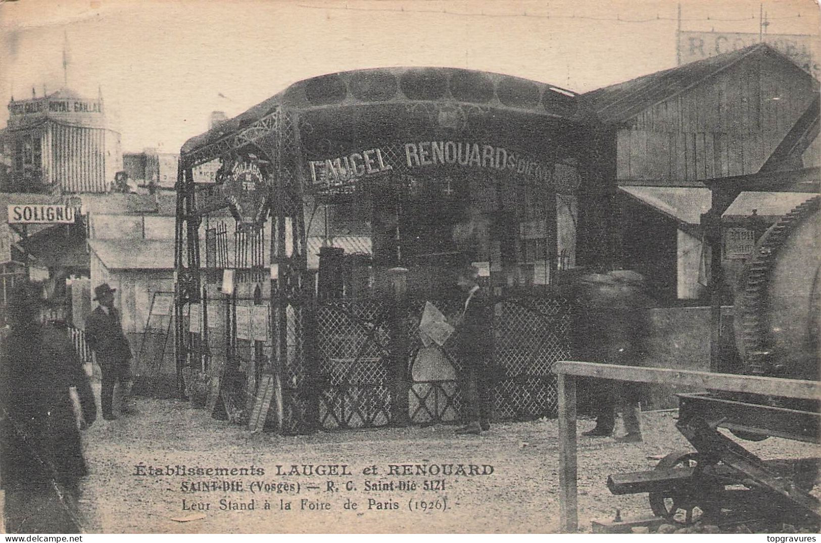 88 SAINT DIE Etablement LAUGEL ET RENOUARD A La Foire De Paris - Saint Die