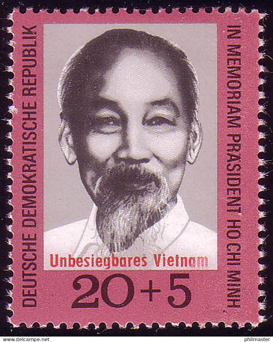 1602 Vietnam Ho Chi Minh 20+5 Pf ** - Neufs
