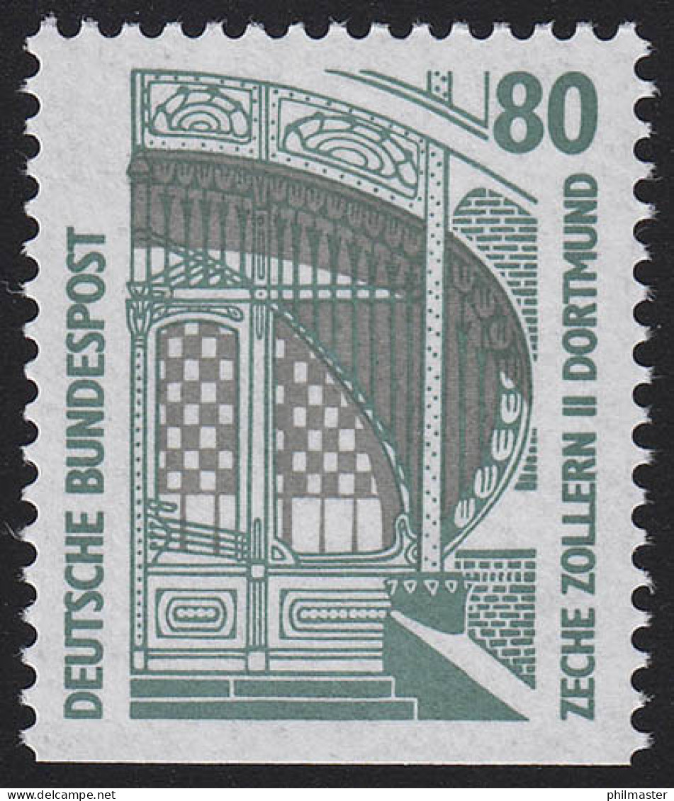 1342D U Sehenswürdigkeiten 80 Pf Zeche Dortmund, ** - Unused Stamps