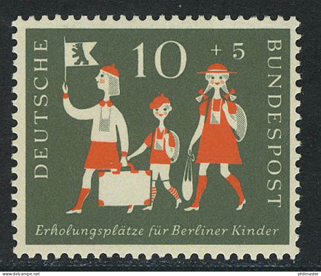 250 Berliner Kinder 10+5 Pf ** Postfrisch - Unused Stamps