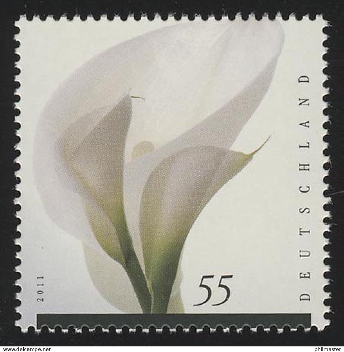 2894 Trauermarke: Blume 2011 ** - Ungebraucht