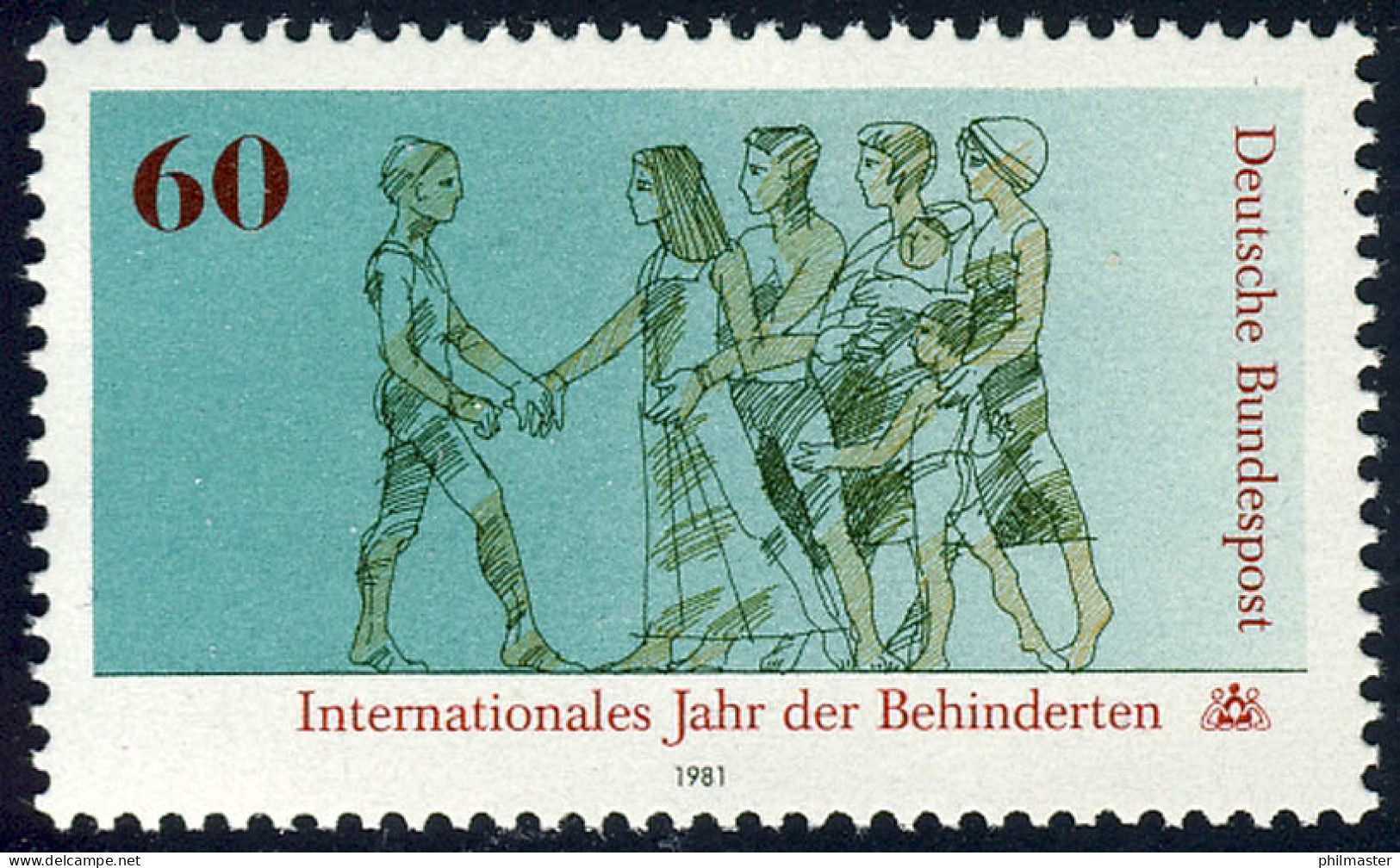 1083 Jahr Der Behinderten ** - Unused Stamps