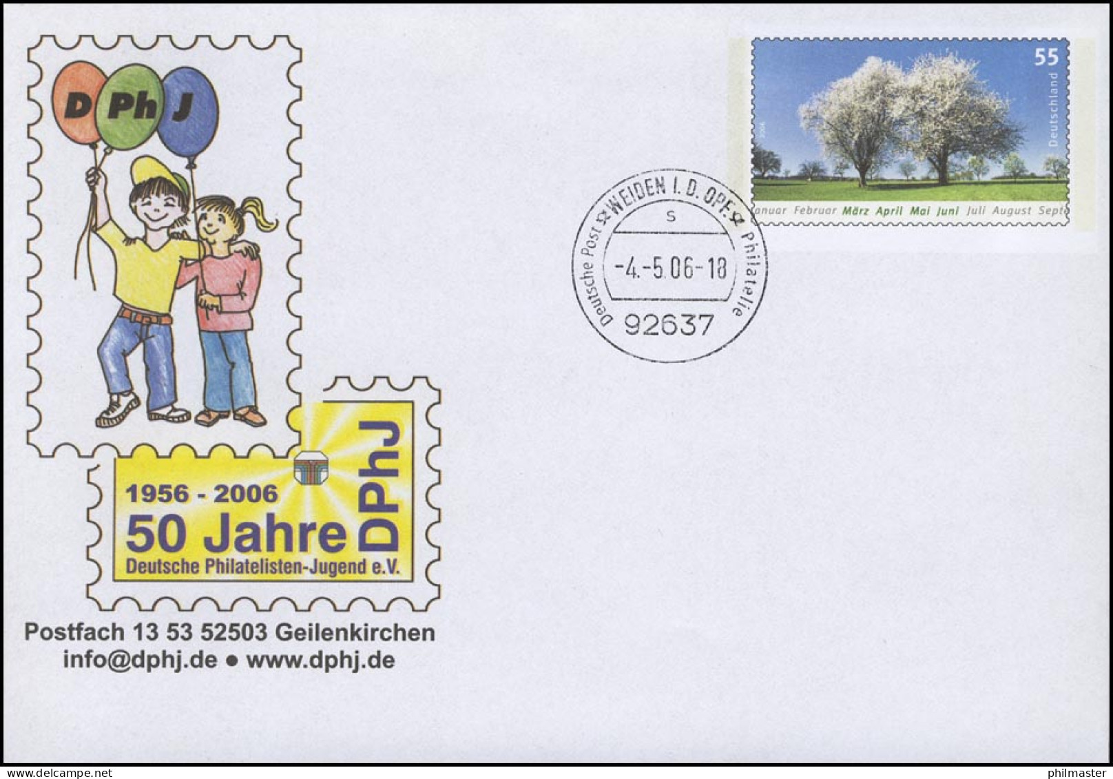 USo 117 50 Jahre DPhJ 2006, VS-O Weiden - Covers - Mint