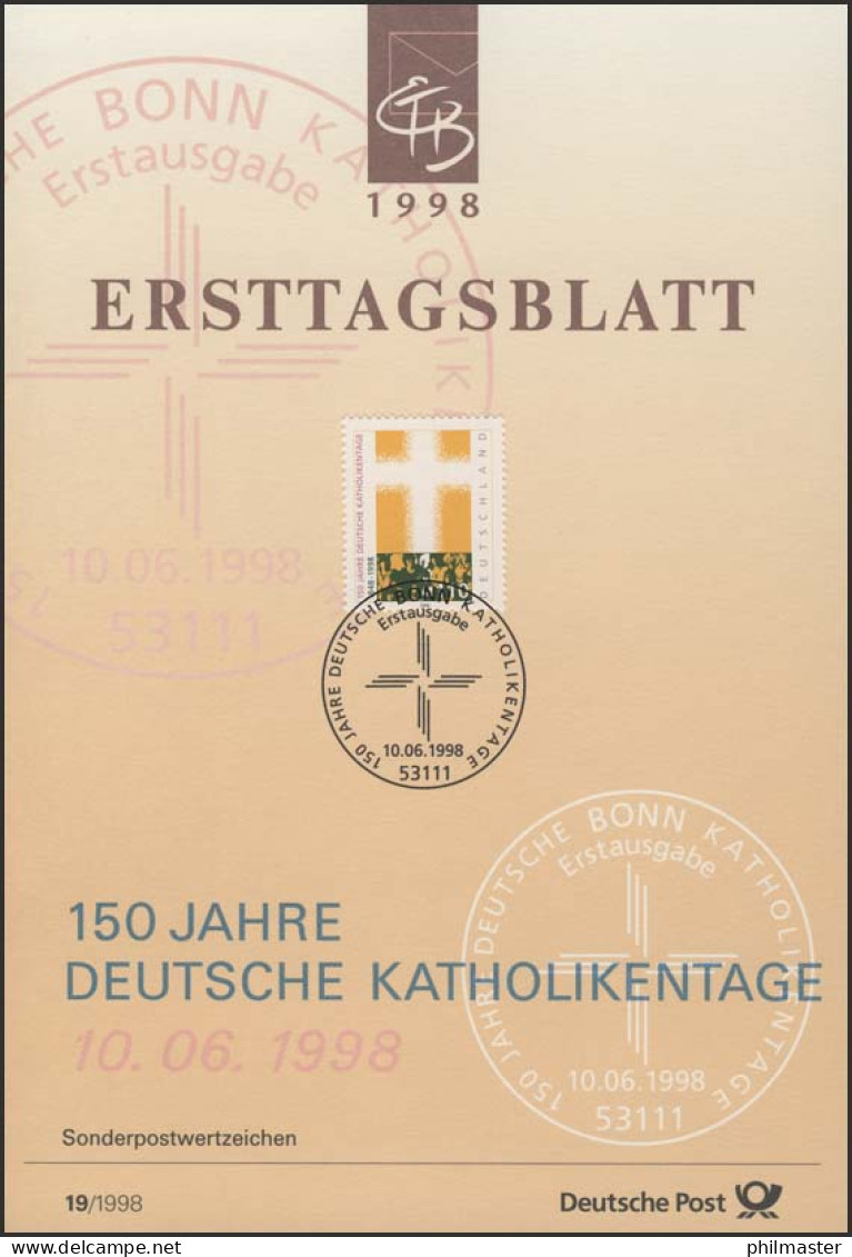 ETB 19/1998 Katholikentage - 1991-2000