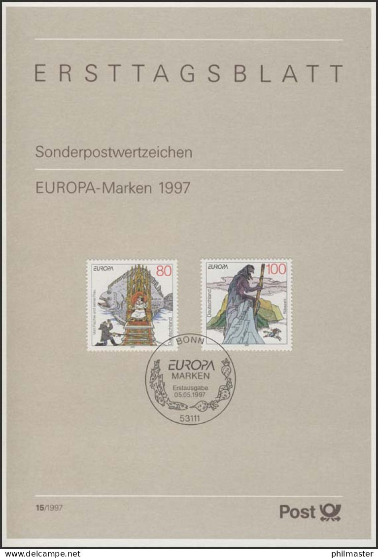 ETB 15/1997 Europa: Sagen Und Legenden, Rübezahl - 1991-2000