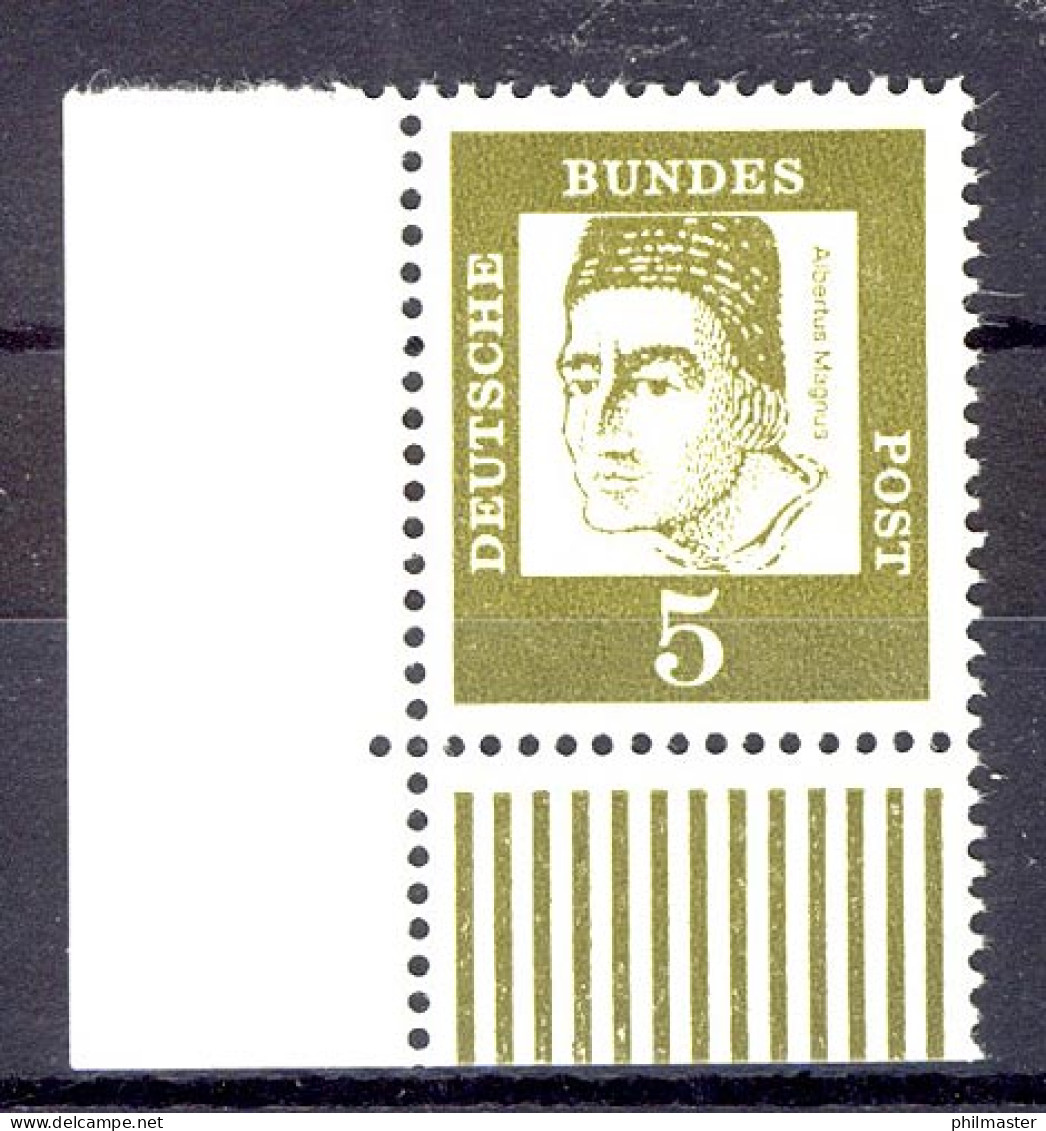 347x Bed. Deutsche 5 Pf Ecke Ul ** Postfrisch - Unused Stamps