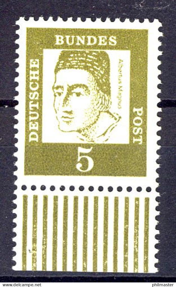 347x Bed. Deutsche 5 Pf Unterrand ** Postfrisch - Unused Stamps