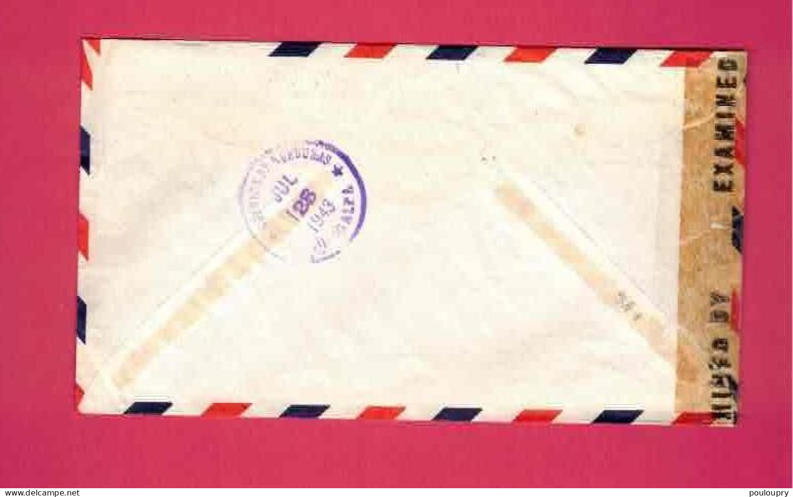 Honduras - Lettre De 1943 Pour Les USA EUAN - YT N° PA 86  Et Timbre De Bienfaisance Croix-rouge à 1 C En Paire - Croix-Rouge
