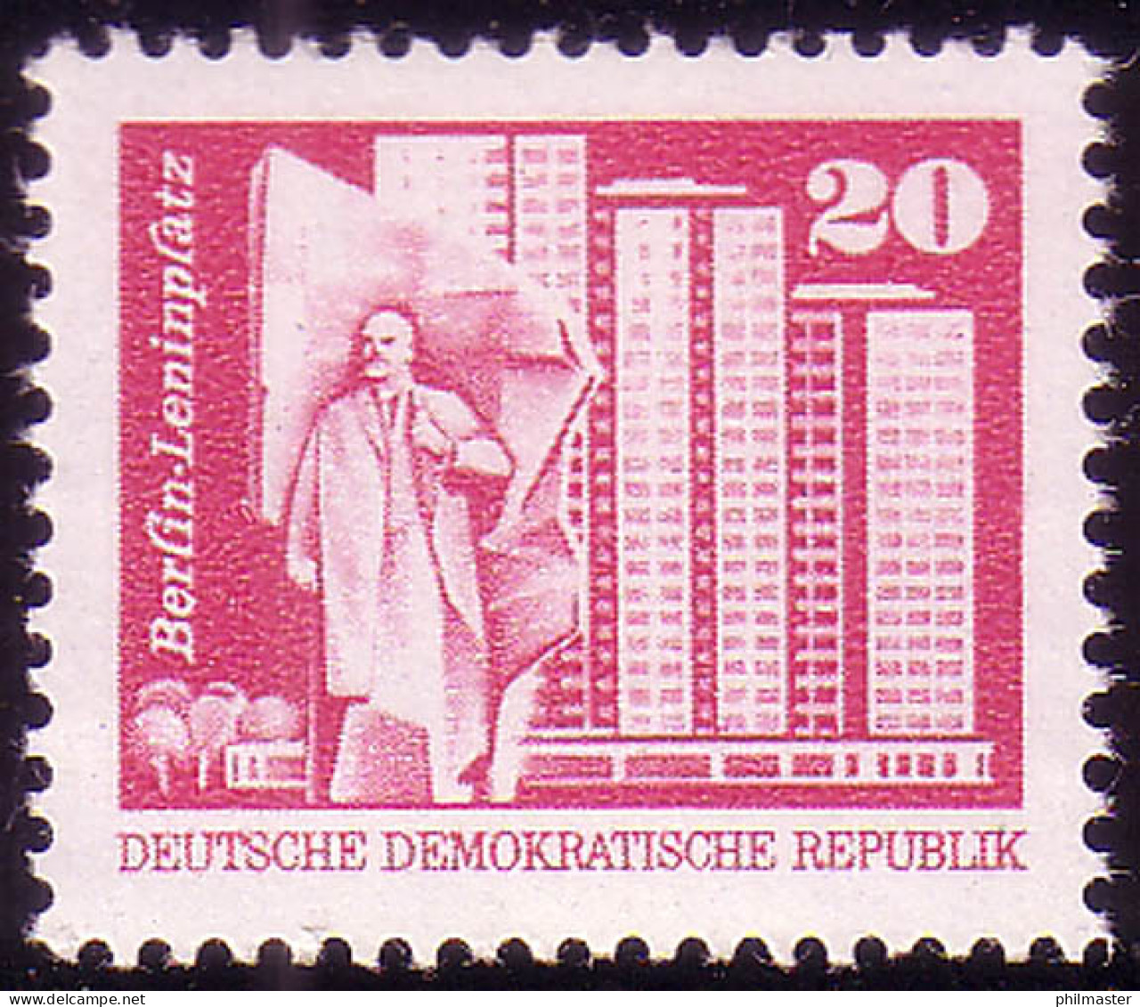 1869 Aufbau In Der DDR Kleinformat 20 Pf ** - Nuovi