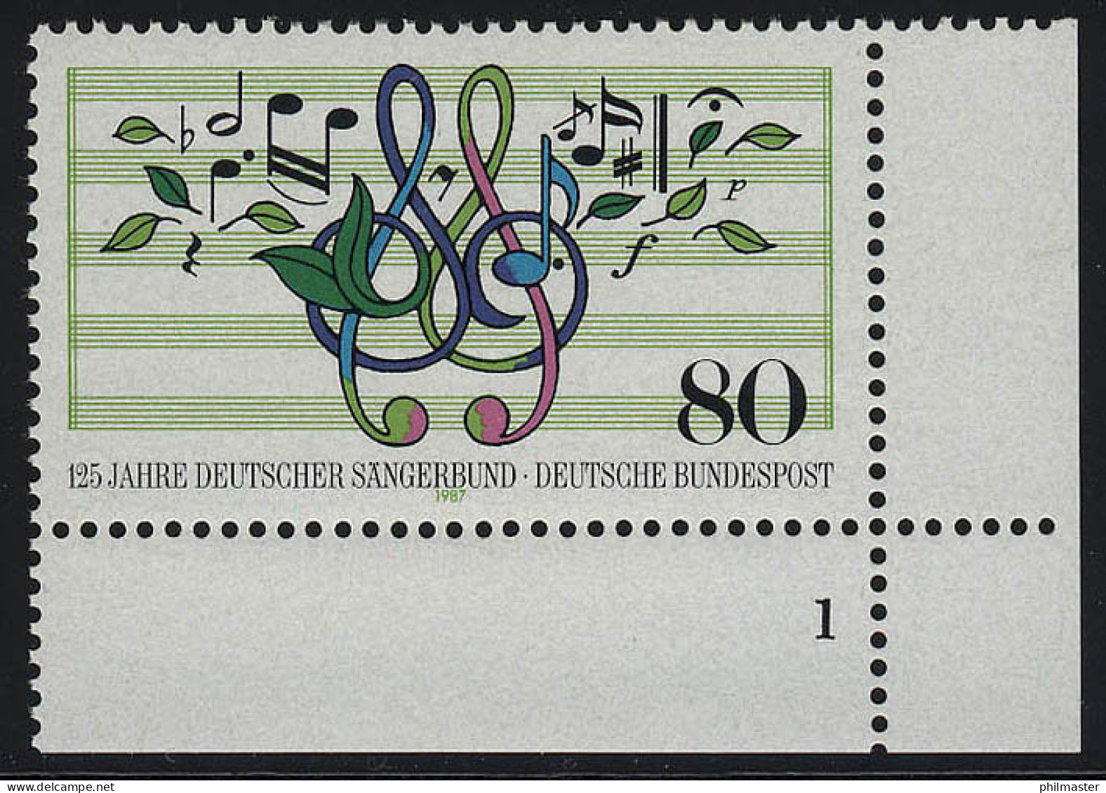 1319 Sängerbund ** FN1 - Unused Stamps