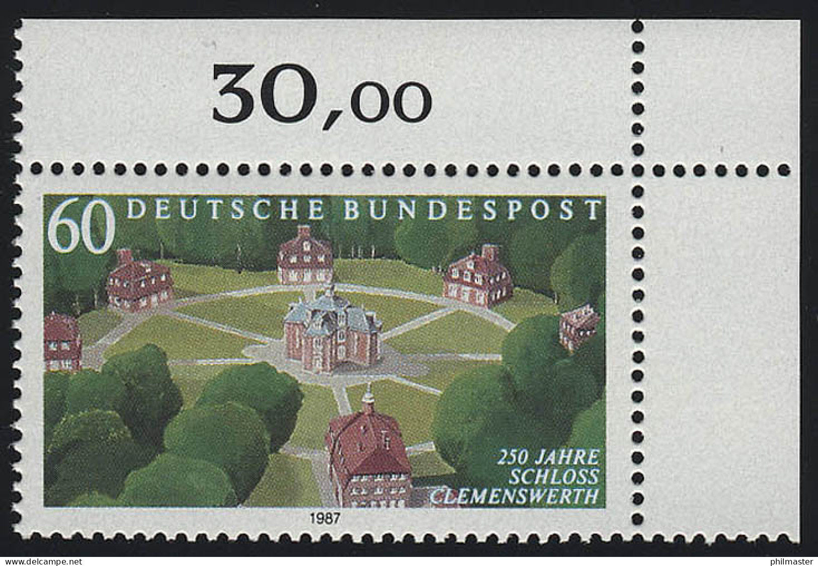 1312 Clemenswerth ** Ecke O.r. - Unused Stamps
