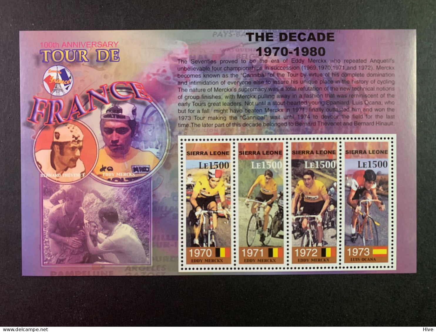 Sierra Leone 1980 Tour De France MNH - Sierra Leone (1961-...)