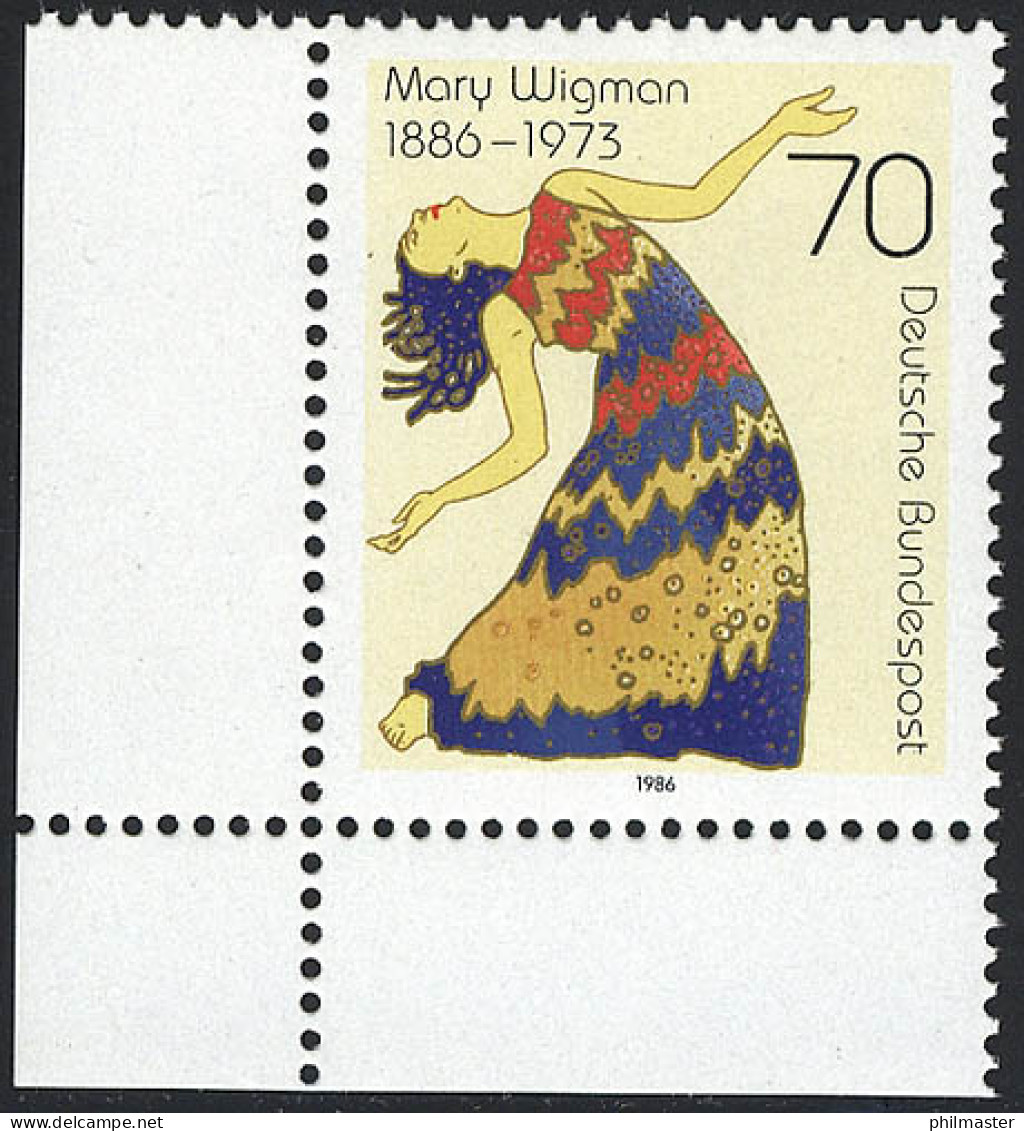1301 Mary Wigman ** Ecke U.l. - Unused Stamps