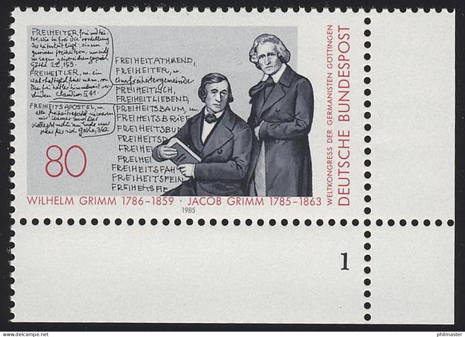 1236 Brüder Grimm ** FN1 - Unused Stamps