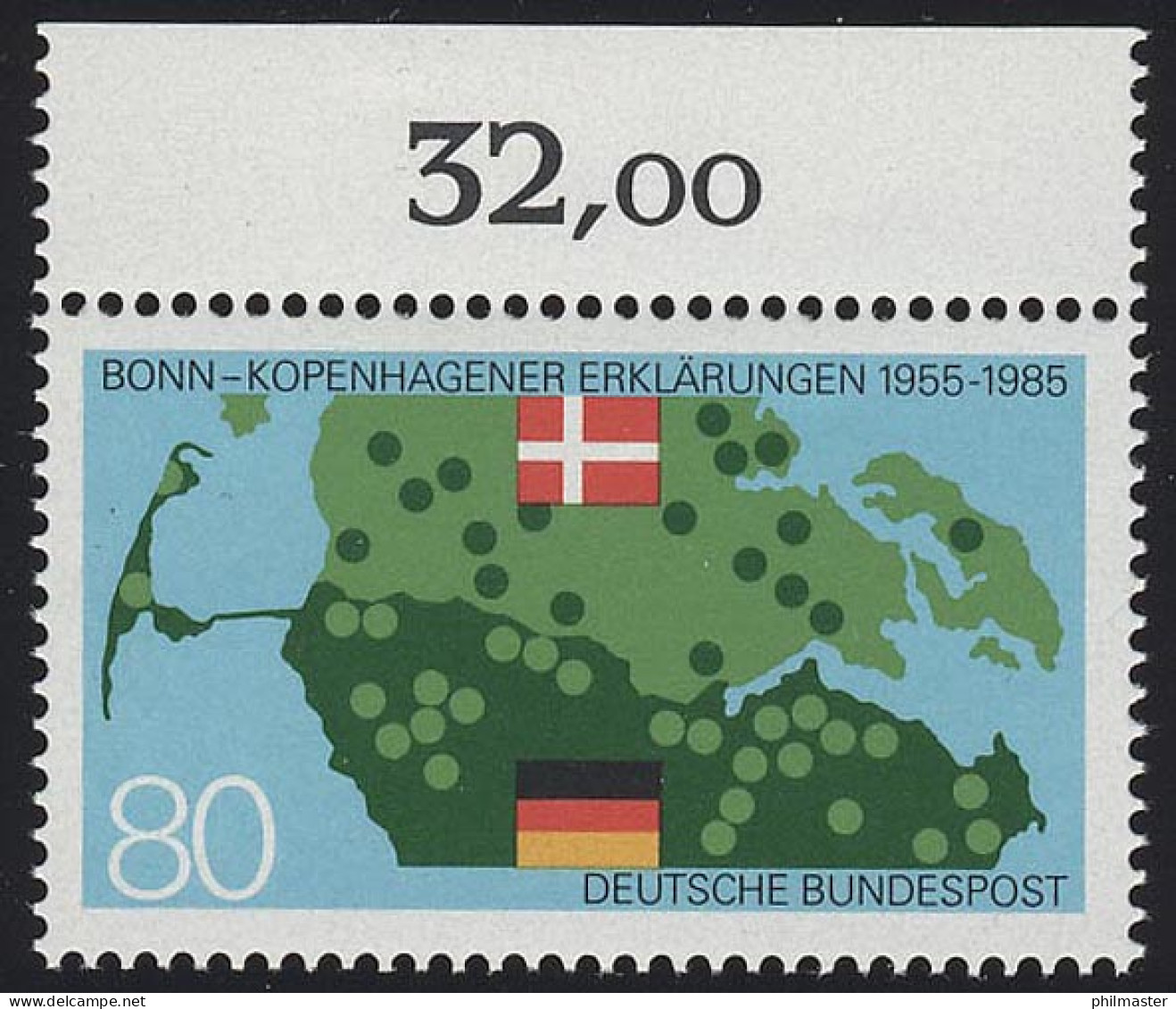 1241 Bonn-Kopenhagener Erklärungen ** Oberrand - Unused Stamps