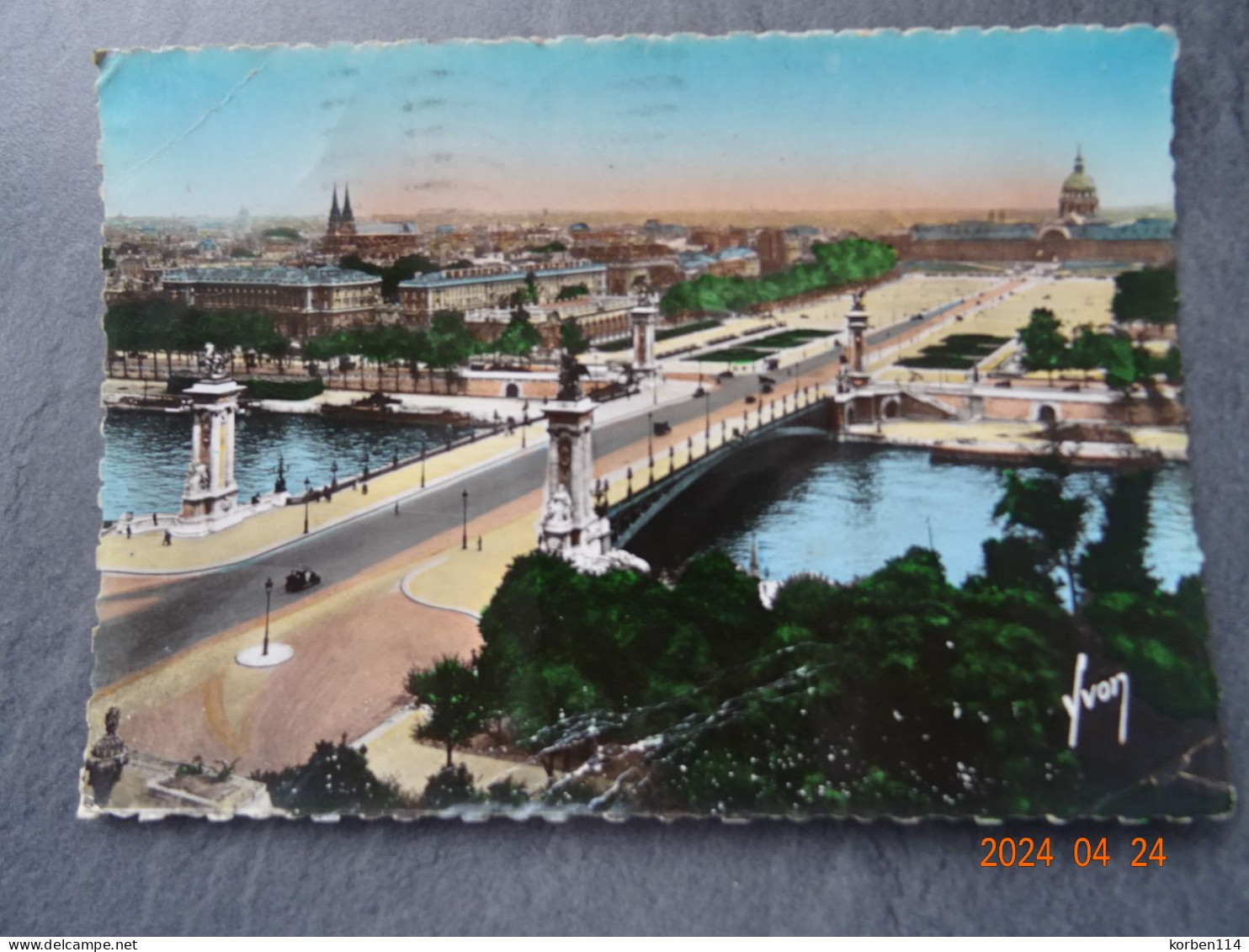 PONT ALEXANDRE  III ET ESPLANADE DES INVALIDES - Die Seine Und Ihre Ufer