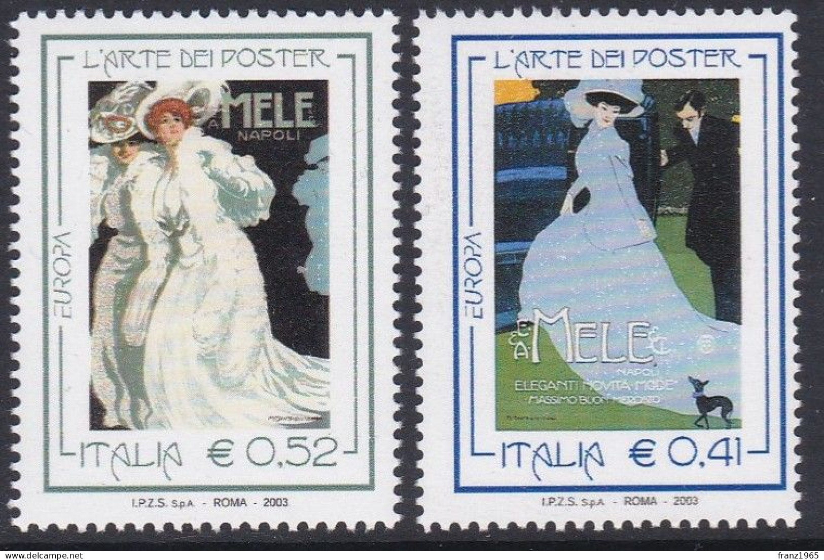 Europa (C.E.P.T.) 2003 - Posters - 2003 - 2001-10: Mint/hinged