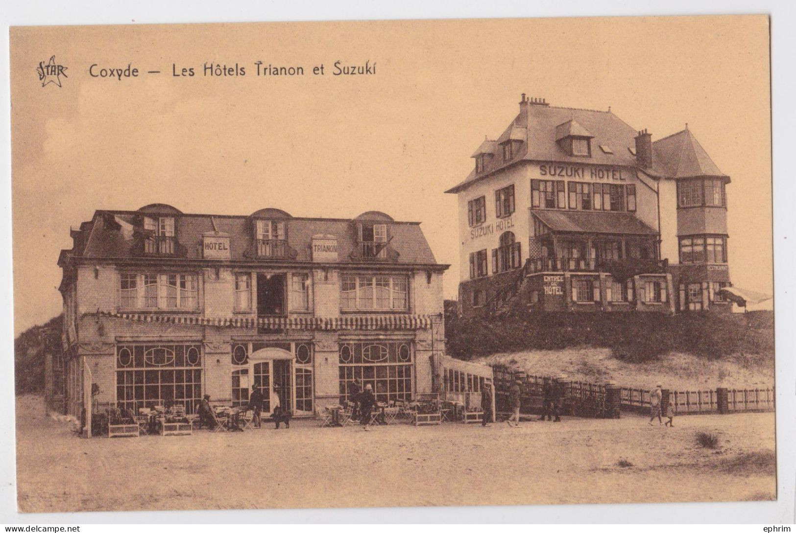 Koksijde Coxyde-Bains Les Hôtels Trianon Et Suzuki - Koksijde